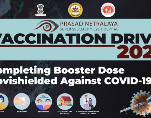 Vaccination Drive 2021 at Prasad Netralaya: Shielding the Heroes