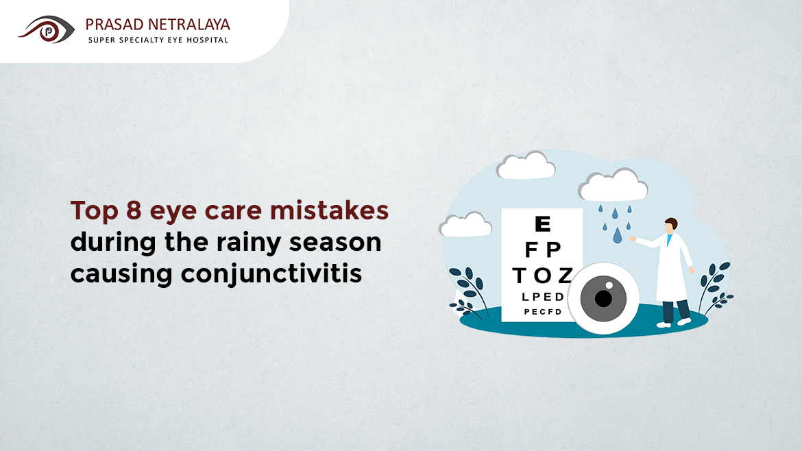 Top 8 eye care mistakes during the rainy season causing conjunctivitis